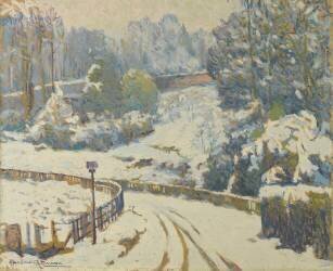 Snow in Meudon (Alexandre Altmann) - Muzeo.com