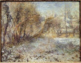 Snowy Landscape (Auguste Renoir) - Muzeo.com