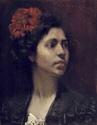 Spanish Girl (William Merritt Chase) - Muzeo.com