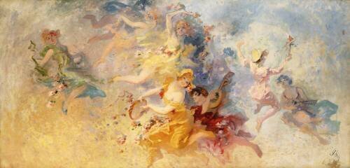 Spring (Jules Chéret) - Muzeo.com