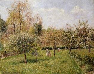 Spring at Eragny (Camille Pissarro) - Muzeo.com
