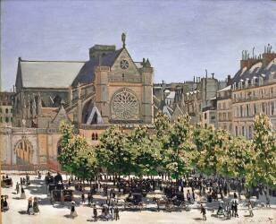 St. Germain l’Auxerrois (Claude Monet) - Muzeo.com