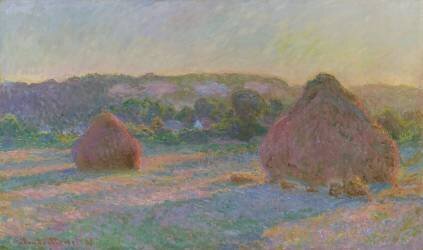 Stacks of Wheat (Claude Monet) - Muzeo.com
