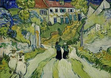 Stairs at Auvers (Vincent van Gogh) - Muzeo.com