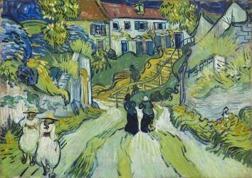 Stairway at Auvers (Vincent van Gogh) - Muzeo.com