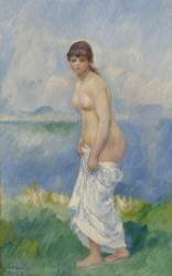 Standing Bather (Auguste Renoir) - Muzeo.com