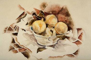 Still Life, Peaches (Charles Demuth) - Muzeo.com