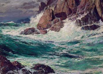 Stormy Seas (Edward Henry Potthast) - Muzeo.com