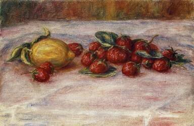 Strawberries and Lemons (Auguste Renoir) - Muzeo.com