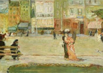 Street Scene (Pierre Bonnard) - Muzeo.com
