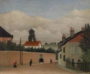 Street Scene (Henri Rousseau) - Muzeo.com