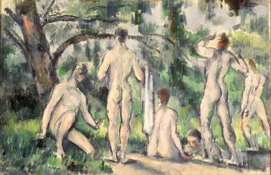 Study of Bathers (Paul Cézanne) - Muzeo.com