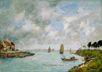 St.Valery-sur-Somme (Eugène Boudin) - Muzeo.com