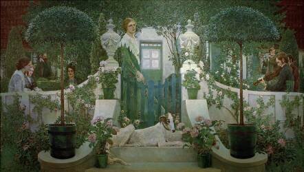 Summer afternoon (Heinrich Vogeler) - Muzeo.com