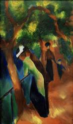 Sunny Path (August Macke) - Muzeo.com