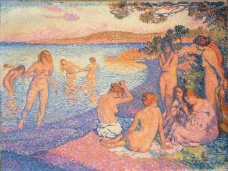 Sunset : l'Heure Embrasée (Theo van Rysselberghe) - Muzeo.com
