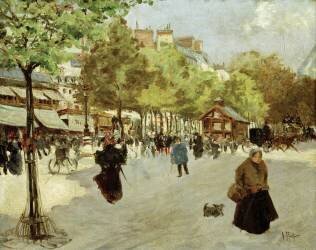 Sur les Boulevards (Louis Abel-Truchet) - Muzeo.com