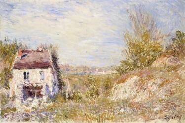 The Abandoned House (Alfred Sisley) - Muzeo.com