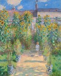 The Artist's Garden at Vetheuil (Claude Monet) - Muzeo.com