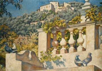 The Balustrade (Theo van Rysselberghe) - Muzeo.com