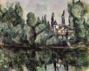 The Banks of the Marne (Paul Cézanne) - Muzeo.com