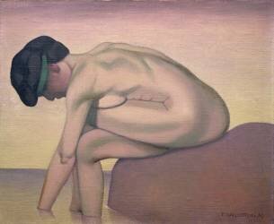 The Bather (Félix Vallotton) - Muzeo.com