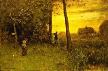 The Bathers (George Inness) - Muzeo.com