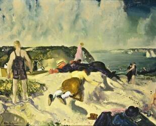 The Beach (George Wesley Bellows) - Muzeo.com