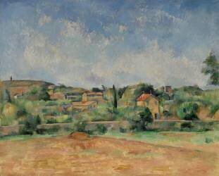 The Bellevue Plain (Paul Cézanne) - Muzeo.com