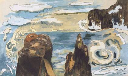 The Black Rocks (Paul Gauguin) - Muzeo.com