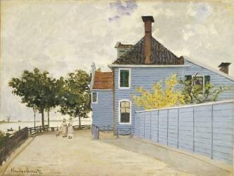 The Blue House (Claude Monet) - Muzeo.com