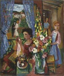 The blue window (Charles Walch) - Muzeo.com