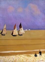 The Boats (Félix Vallotton) - Muzeo.com