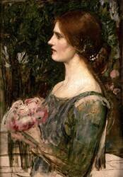 The Bouquet (John William Waterhouse) - Muzeo.com