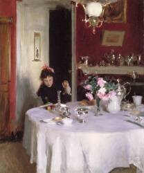 The Breakfast Table (John Singer Sargent) - Muzeo.com