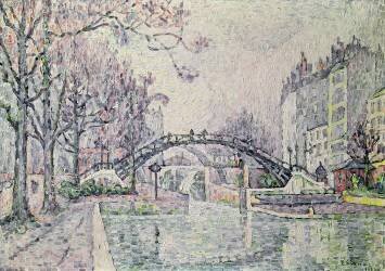 The Canal Saint-Martin (Paul Signac) - Muzeo.com