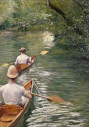 The Canoes (Gustave Caillebotte) - Muzeo.com
