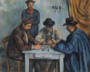 The Card Players (Paul Cézanne) - Muzeo.com
