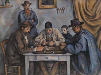 The Card Players (Paul Cézanne) - Muzeo.com