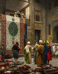 The Carpet Merchant (Jean-Léon Gérôme) - Muzeo.com