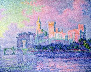 The Château des Papes at Avignon (Paul Signac) - Muzeo.com