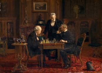 The Chess Players (Thomas Eakins) - Muzeo.com