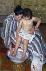The Child's Bath (Mary Cassatt) - Muzeo.com