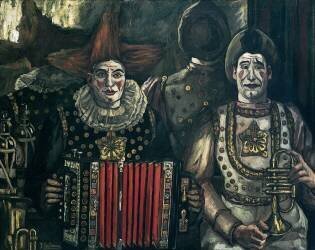 The Clowns (Jose Gutierrez Solana) - Muzeo.com