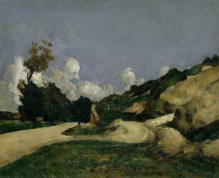 The Country Road (Paul Cézanne) - Muzeo.com
