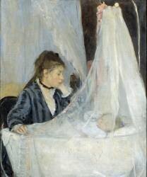 The cradle (Berthe Morisot) - Muzeo.com