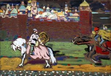 The Crusaders (Wassily Kandinsky) - Muzeo.com