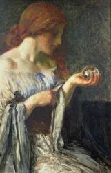 The Crystal Ball (Robert Anning Bell) - Muzeo.com