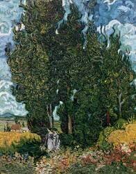 The cypresses (Vincent van Gogh) - Muzeo.com