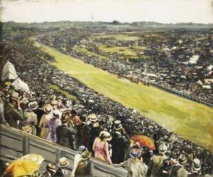 The Derby (John Lavery) - Muzeo.com